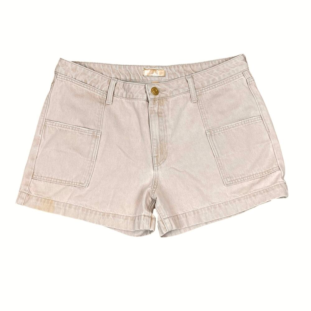 Kut From the Kloth Tan Denim Shorts Size 12 Classic Summer Beach